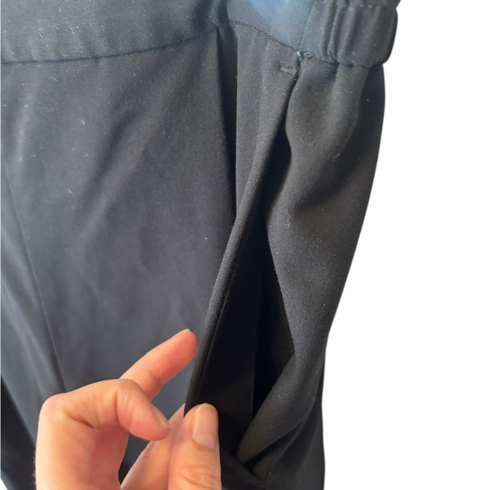 ALL SAINTS Pleated Trouser Black 8 - Picture 7 of 16